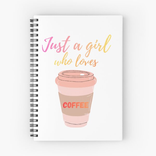 Item preview, Just a Girl Who Loves Coffee designed and sold by AllProCraft.