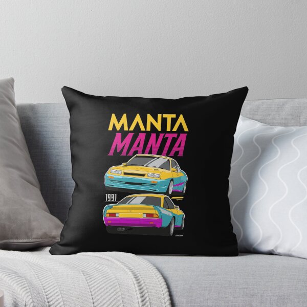 Item preview, Opel Manta 1991 Retro Car Yellow Purple Design designed and sold by JacintKuphal.