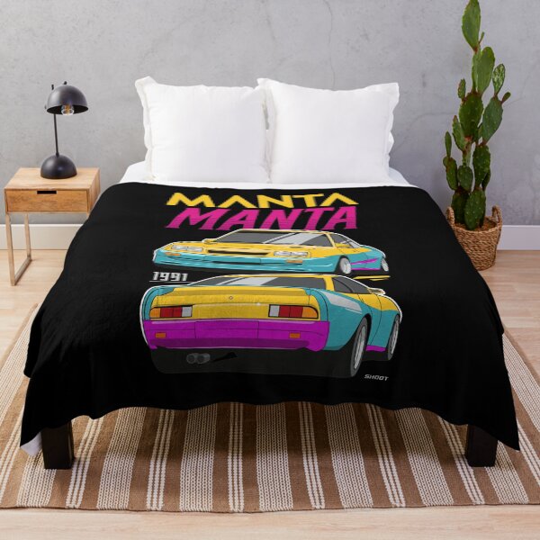 Item preview, Opel Manta 1991 Retro Car Yellow Purple Design designed and sold by JacintKuphal.