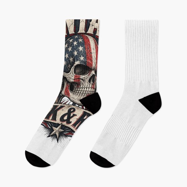 Item preview, Vintage Rock Skull American Flag Guitar Retro Rock and Roll designed and sold by gamoreRony.