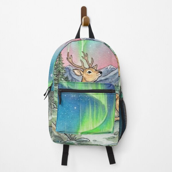 Item preview, Aurora Deer Northern Lights Forest designed and sold by Dreamic.Art.
