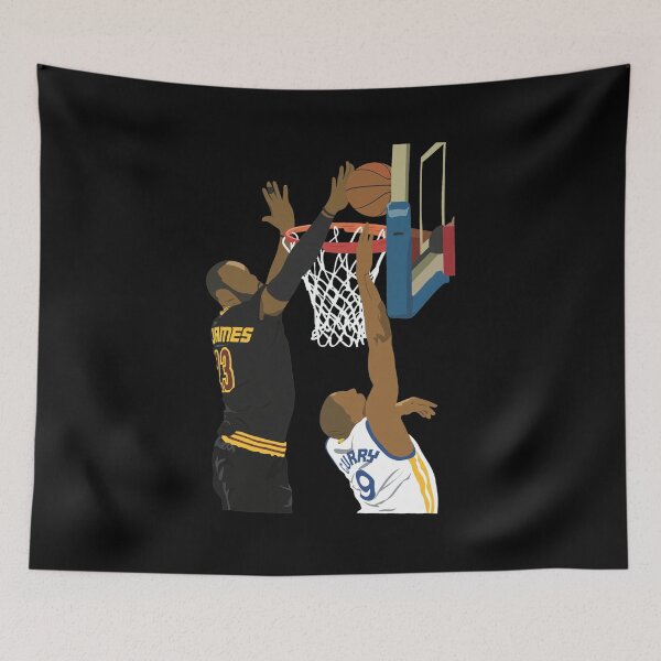 Item preview, Basketball Dunk Block Action Art designed and sold by JacintKuphal.