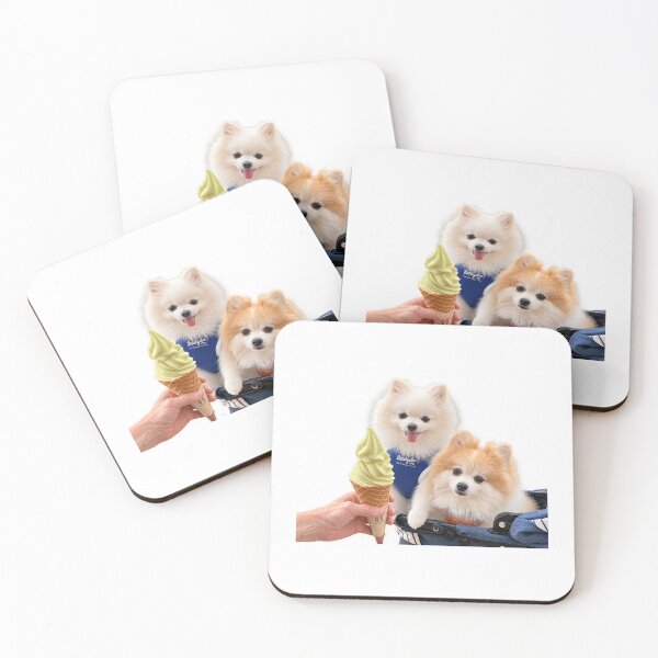 Item preview, Soft-serve ice cream and the Pomeranian brothers designed and sold by edisonnn.
