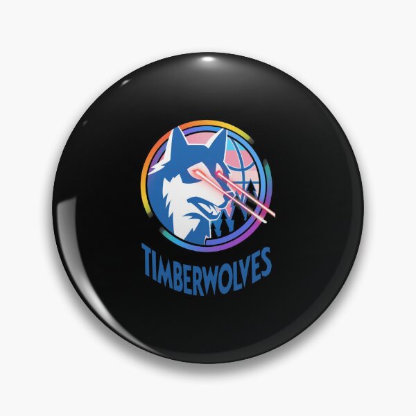 Item preview, Minnesota Timberwolves Wolf Laser Eyes Retro Vibe designed and sold by JacintKuphal.