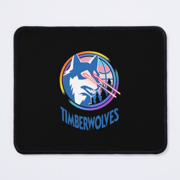 Item preview, Minnesota Timberwolves Wolf Laser Eyes Retro Vibe designed and sold by JacintKuphal.