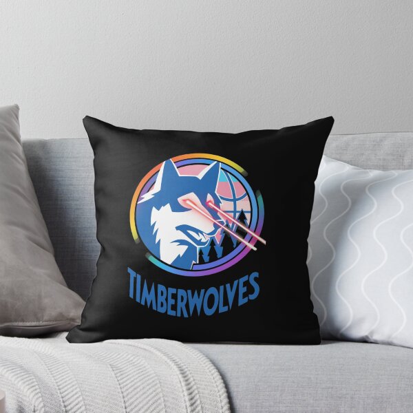 Item preview, Minnesota Timberwolves Wolf Laser Eyes Retro Vibe designed and sold by JacintKuphal.