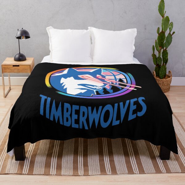 Item preview, Minnesota Timberwolves Wolf Laser Eyes Retro Vibe designed and sold by JacintKuphal.
