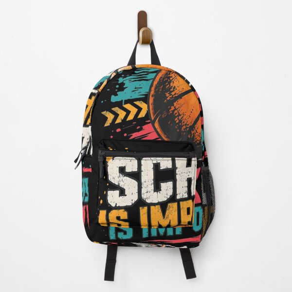 Item preview, School is Important but Basketball is Importanter Funny designed and sold by JacintKuphal.