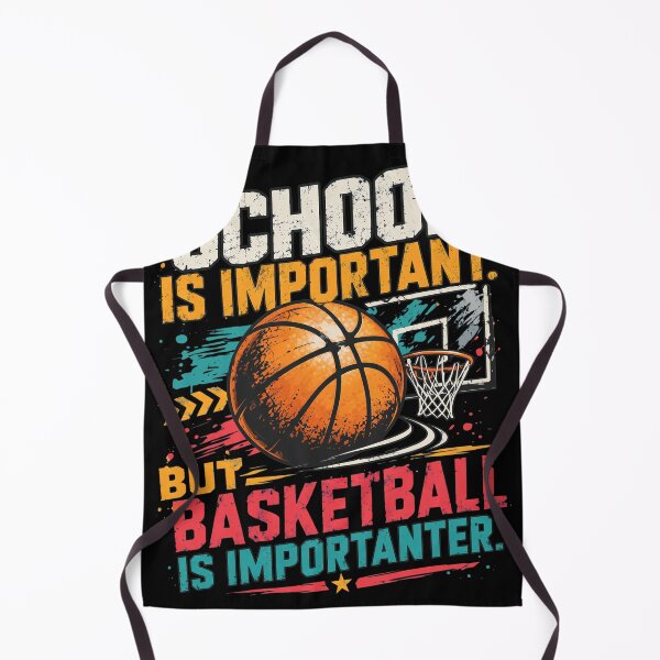 Item preview, School is Important but Basketball is Importanter Funny designed and sold by JacintKuphal.