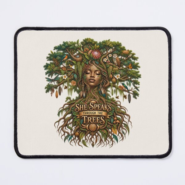 Item preview, She Speaks Through the Trees | Sacred Tree Spirit | Mother Nature Art designed and sold by 'VARI'.