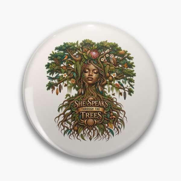 Item preview, She Speaks Through the Trees | Sacred Tree Spirit | Mother Nature Art designed and sold by 'VARI'.