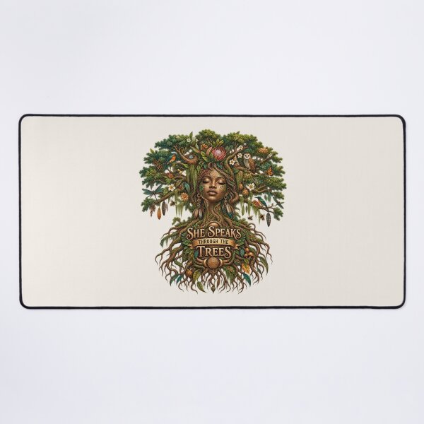 Item preview, She Speaks Through the Trees | Sacred Tree Spirit | Mother Nature Art designed and sold by 'VARI'.