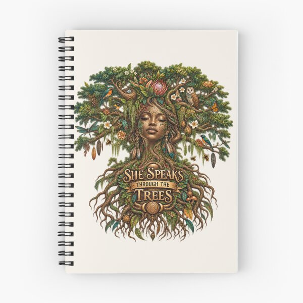 Item preview, She Speaks Through the Trees | Sacred Tree Spirit | Mother Nature Art designed and sold by 'VARI'.