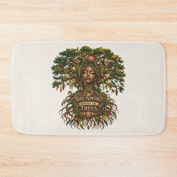 Item preview, She Speaks Through the Trees | Sacred Tree Spirit | Mother Nature Art designed and sold by 'VARI'.
