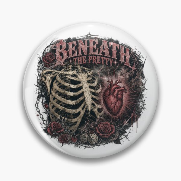 Item preview, Gothic Ribcage Anatomical Heart Rose Graphic Soft Grunge  designed and sold by Yellowriversss.