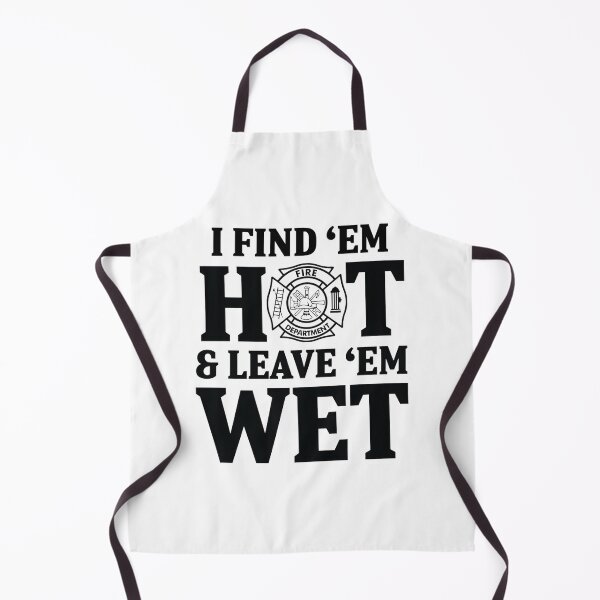 Item preview, I Find Em Hot Leave Em Wet Funny Quirky Phrase Design designed and sold by terzier.