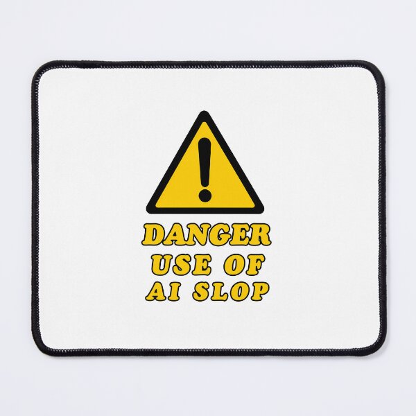Item preview, Danger Use of Ai Slop designed and sold by Mahmoud Salah.