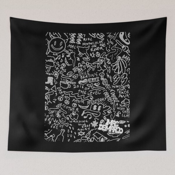 Item preview, mac demarco this old dog grey doodle designed and sold by Hanneantoine.