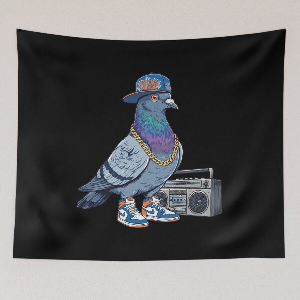 Item preview, Pigeon Drip King NYC Knicks Swag designed and sold by JacintKuphal.