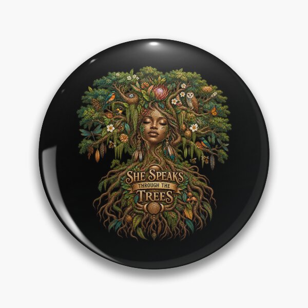Item preview, She Speaks Through the Trees | Sacred Tree Spirit | Mother Nature Art designed and sold by 'VARI'.