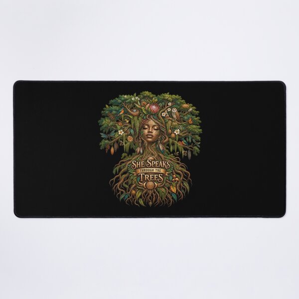 Item preview, She Speaks Through the Trees | Sacred Tree Spirit | Mother Nature Art designed and sold by 'VARI'.