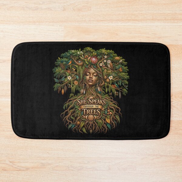 Item preview, She Speaks Through the Trees | Sacred Tree Spirit | Mother Nature Art designed and sold by 'VARI'.
