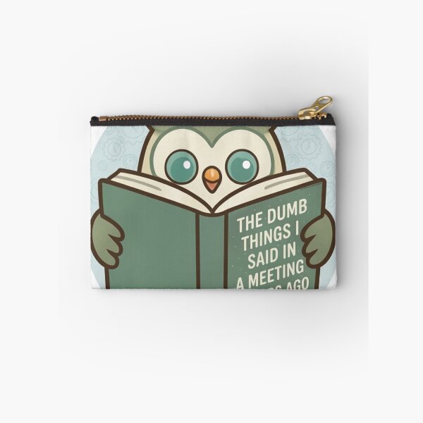 Item preview, Remembering Dumb Things Owl designed and sold by WittyOwlet.