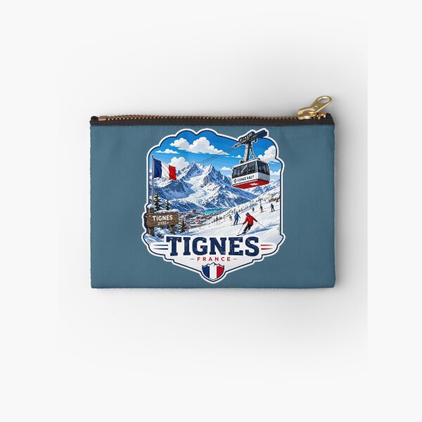 Artikelvorschau, Tignes Ski France Skifahren Alpen Espace Killy Aufkleber TShirt 03 entworfen und verkauft von OuterShellUK.