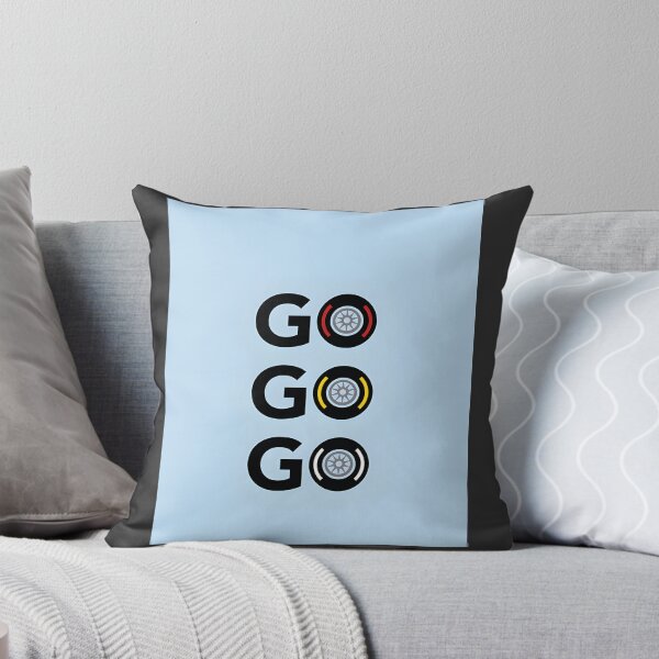 Item preview, Energetic Blue Background Design with Dynamic 'Go Go Go' Text designed and sold by Digitalmedia17.