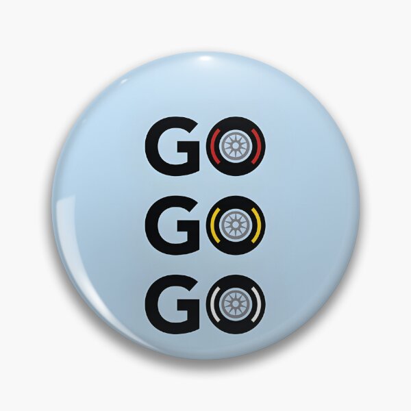Item preview, Energetic Blue Background Design with Dynamic 'Go Go Go' Text designed and sold by Digitalmedia17.