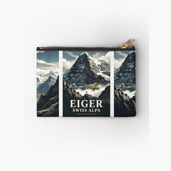 Artikelvorschau, Eiger Schweizer Alpen Bergabenteuer-T-Shirt | Design für alpines Wandern entworfen und verkauft von Mathias Yakubu Design.
