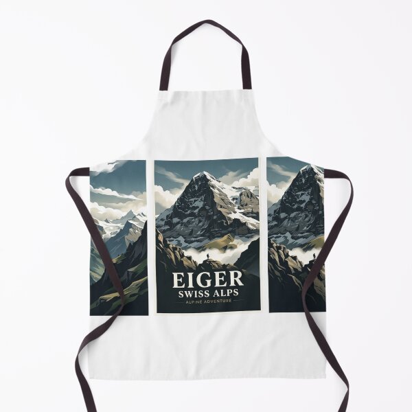 Item preview, Eiger Swiss Alps Mountain Adventure T-Shirt | Alpine Hiking Design designed and sold by Mathias Yakubu Design.