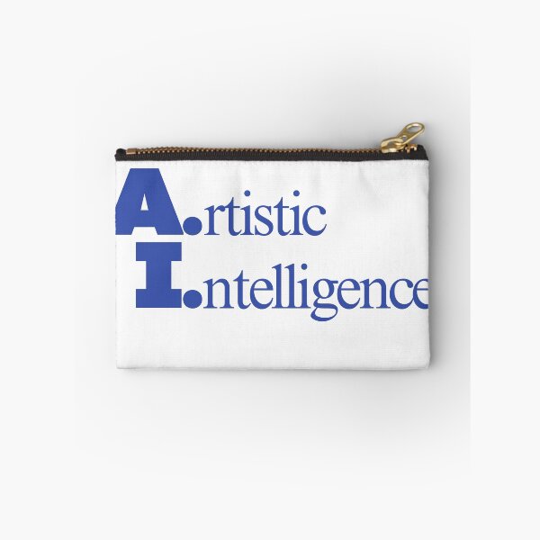 Item preview, Artistic Intelligence (AI) Blue Typography designed and sold by thefrenchyviet.