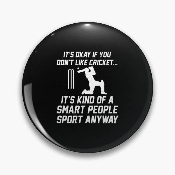 Item preview, Cricket Smart People Sport Humor Quote designed and sold by JacintKuphal.