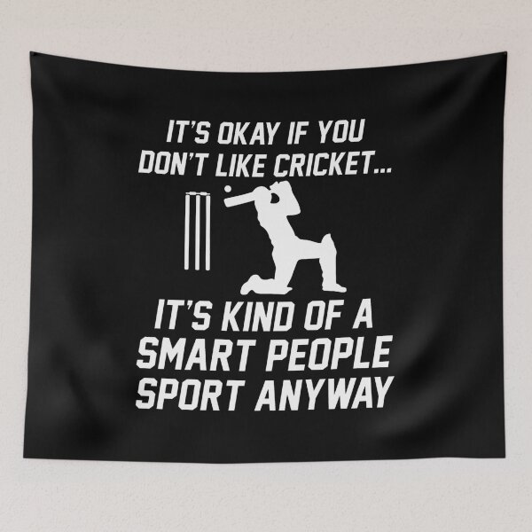 Item preview, Cricket Smart People Sport Humor Quote designed and sold by JacintKuphal.