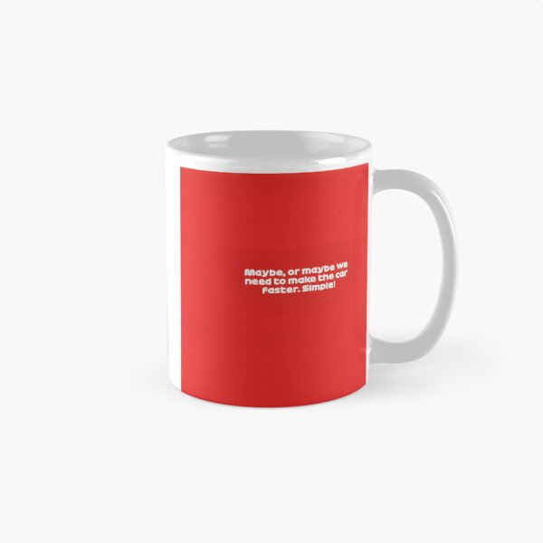 Item preview, Maybe We Need To Make The Car Faster British GP Radio Voice Motorsport Design on Red Background designed and sold by Digitalmedia17.