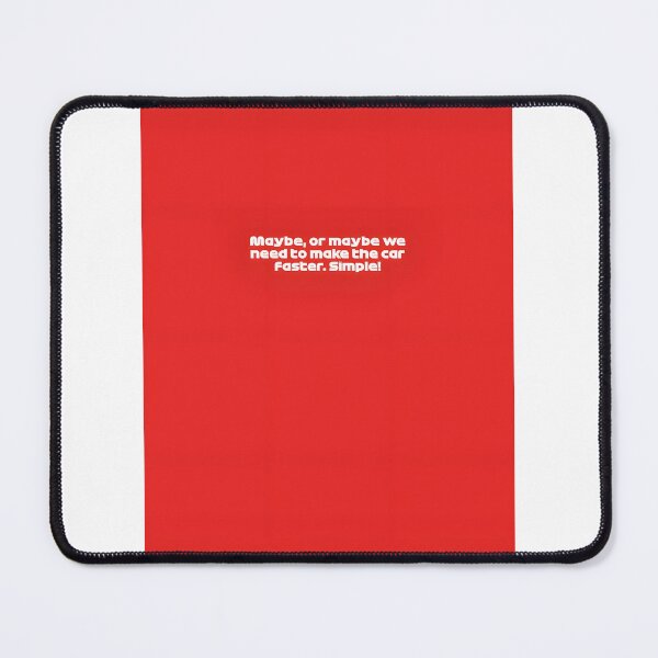 Item preview, Maybe We Need To Make The Car Faster British GP Radio Voice Motorsport Design on Red Background designed and sold by Digitalmedia17.