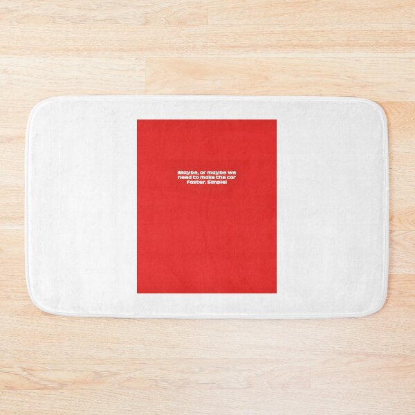 Item preview, Maybe We Need To Make The Car Faster British GP Radio Voice Motorsport Design on Red Background designed and sold by Digitalmedia17.