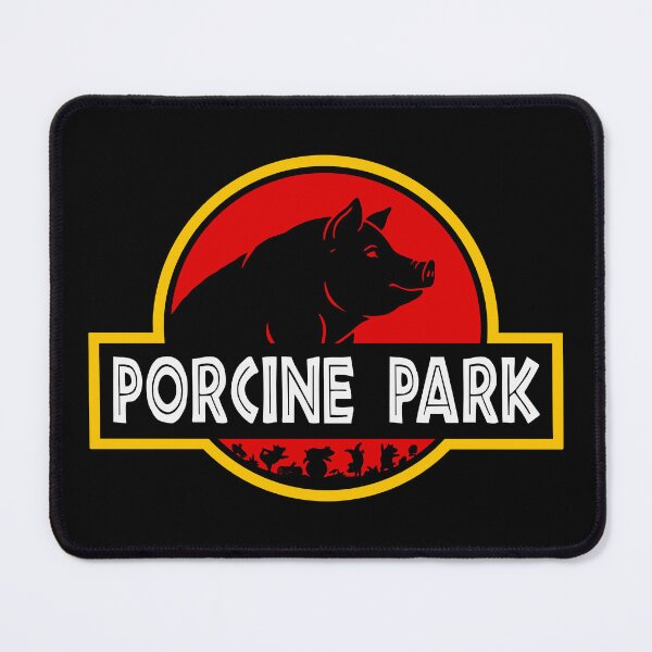 Item preview, Retroverse No.2 Porcine Park Funny Pig Parody designed and sold by NO BEAVER NO PUNK.