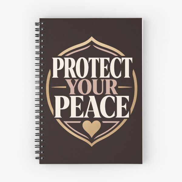 Item preview, Protect Your Peace Soft Life Self Care Quote designed and sold by CosmicQuietStudio.