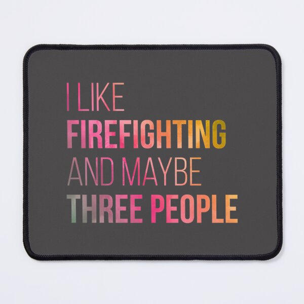 Item preview, Watercolor Firefighting Design with Playful Three People Illustration designed and sold by terzier.