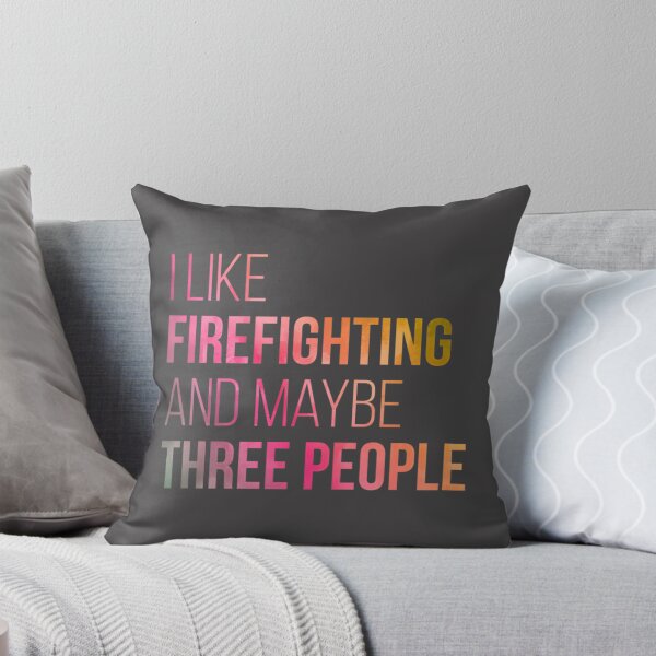 Item preview, Watercolor Firefighting Design with Playful Three People Illustration designed and sold by terzier.
