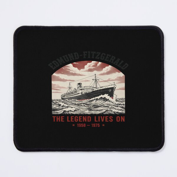 Item preview, Edmund Fitzgerald Ship Legend Lives On 1958 1975 designed and sold by Leonelpinkaf.