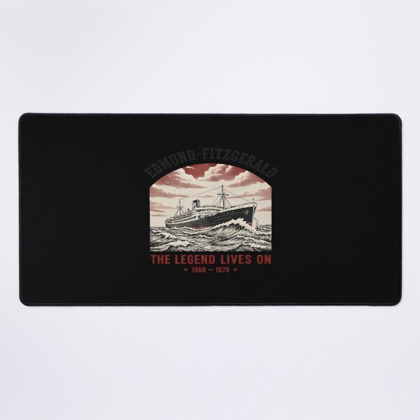 Item preview, Edmund Fitzgerald Ship Legend Lives On 1958 1975 designed and sold by Leonelpinkaf.