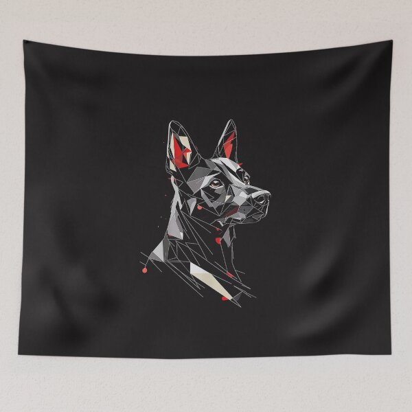 Item preview, Belgian Malinois Dog Geometric Polygon Art Shepherd Dog Lover designed and sold by kiralynstration.