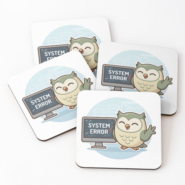 Item preview, Systems Error Owl designed and sold by WittyOwlet.