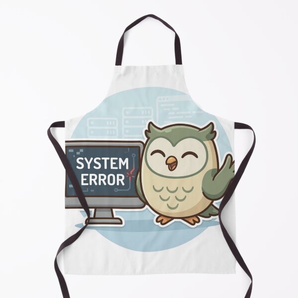 Item preview, Systems Error Owl designed and sold by WittyOwlet.