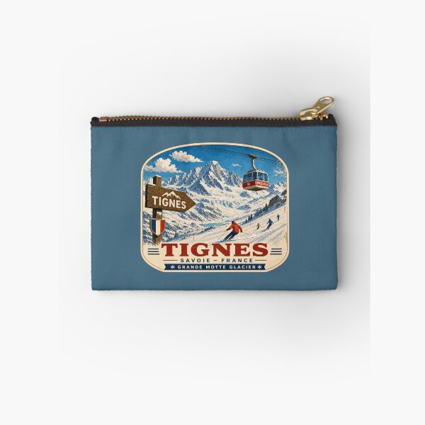 Item preview, Tignes Ski France Skiing Alps Espace Killy Sticker TShirt 05 designed and sold by OuterShellUK.