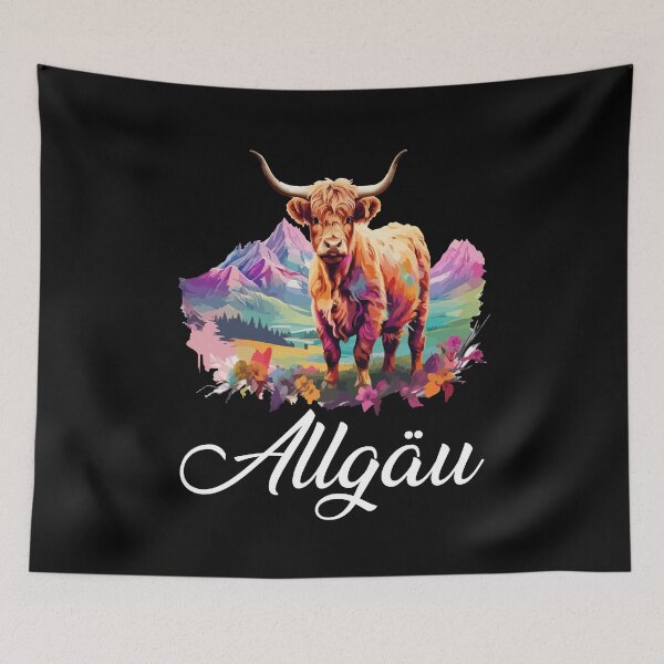 Item preview, Highland cattle Scottish cow Mountains Allgäu designed and sold by Loona97.
