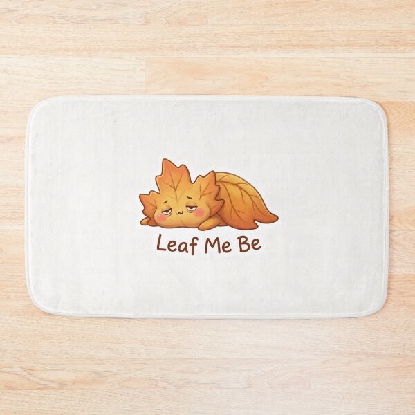 Item preview, Leaf Me Be Cute Autumn Leaf Sticker designed and sold by Cerys-GS.